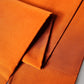 Orange Silk Fringes Neck Wrap Foulard Scarf