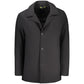 Black Polyester Men's Jacket