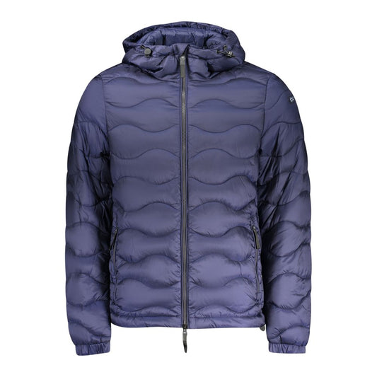 Blu Poliammide Men's Jacket