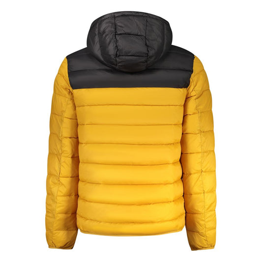 Yellow Poliammide Men's Jacket