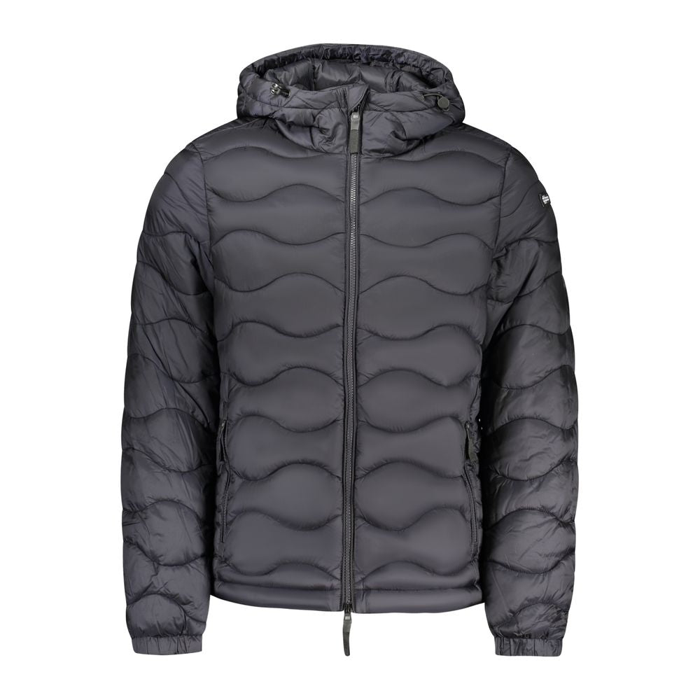 Black Polyamide Men's Jacket