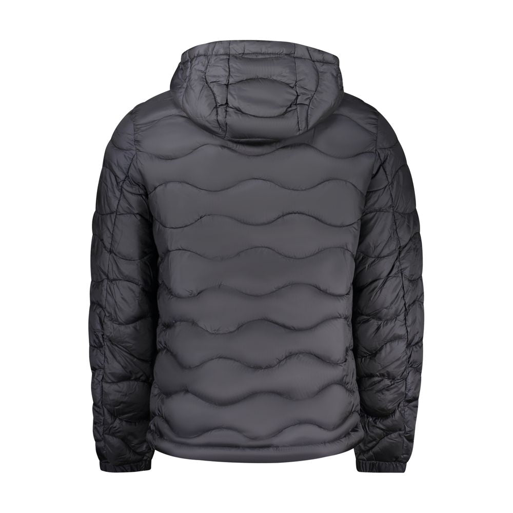 Black Polyamide Men's Jacket
