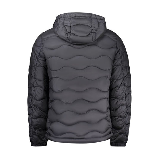 Black Polyamide Men's Jacket