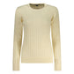 Bianco Viscosa Donna Maglia