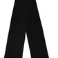 Black Wool Knitted Neck Wrap Foulard  Scarf