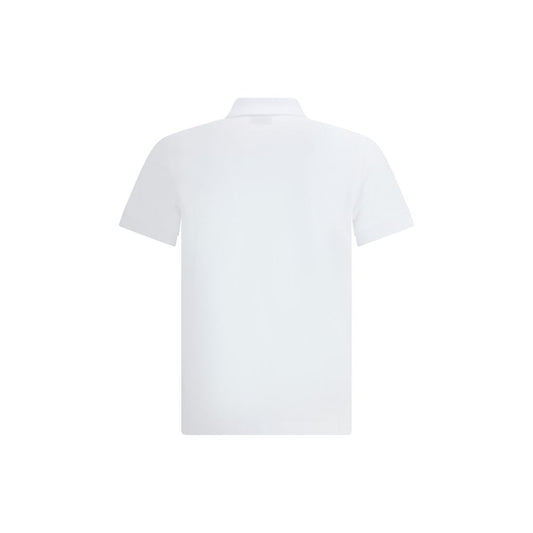 White Cotton Polo Shirt
