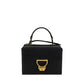 Black Calf Leather Bos Taurus Handbag