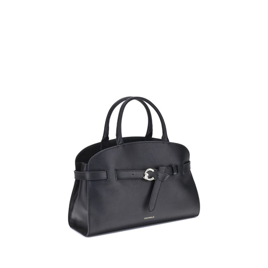 Black Calf Leather Bos Taurus Handbag