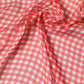 Red Checkered Plaid Neck Wrap Shawl  Scarf