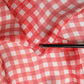 Red Checkered Plaid Neck Wrap Shawl  Scarf