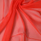 Red Stole Silk Neck Wrap Shawl Scarf