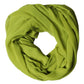 Green Polyester Stole Neck Wrap Shawl  Scarf