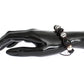 Elegant Black Silver Beaded Bracelet