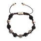 Elegant Black Silver Beaded Bracelet