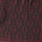 Maroon Patterned Silk Wrap Foulard Men 133cm x 22cm Scarf