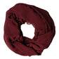Maroon Silk Stole Neck Wrap Shawl Men 200cm x 130cm  Scarf