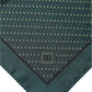 Dark Green Silk Patterned Handkerchief 32cm x 31cm Scarf