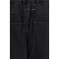 Black Cotton Casual Pants