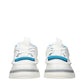White Leather Low Top Sneakers