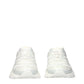 White Fabric Athletic Sneakers