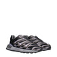 Black Fabric Athletic Sneakers