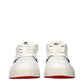 White Leather Low Top Sneakers