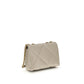 Beige Calf Leather Bos Taurus Shoulder Bag