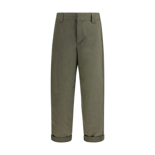 Bicolor Cotton Chino Pants