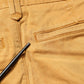 Beige Tapered Mid Waist Chino Casual Trouser Pants