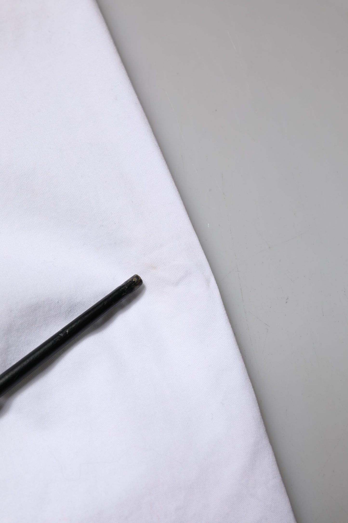 White Cotton Skinny Mid Waist Chino Trouser Pants