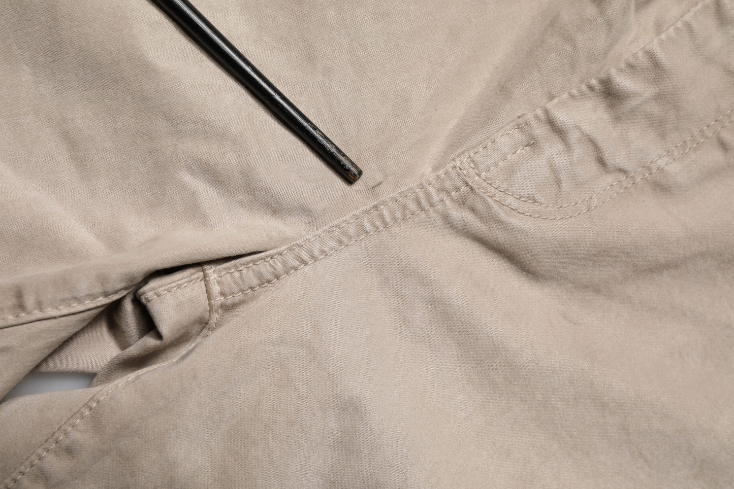 Beige Skinny Mid Waist Chino Casual Trouser Pants