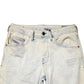 White Mid Waist Skinny Denin Casual Cotton Trouser Jeans