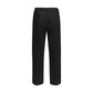 Black Cotton Chino Pants