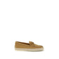Beige Rubber Platform Loafers