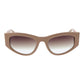 Beige Acetate Sunglasses