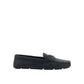 Black Calfskin Slip-On Loafers