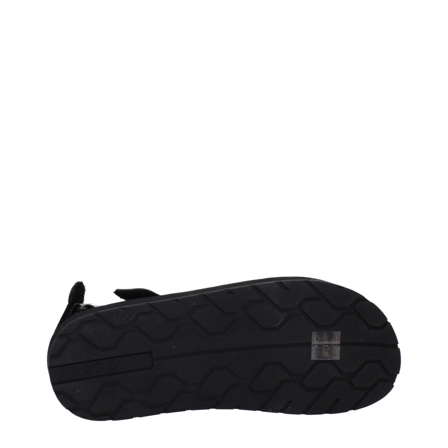 Black Fabric Sandals