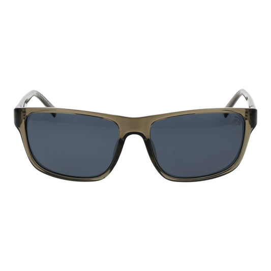 Olive Stainless Steel Sunglasses