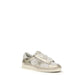Gold Calf Leather Bos Taurus Low Top Sneakers