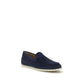 Blue Calf Leather Bos Taurus Slip-On Loafers
