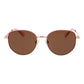 Rose Gold Metal Sunglasses