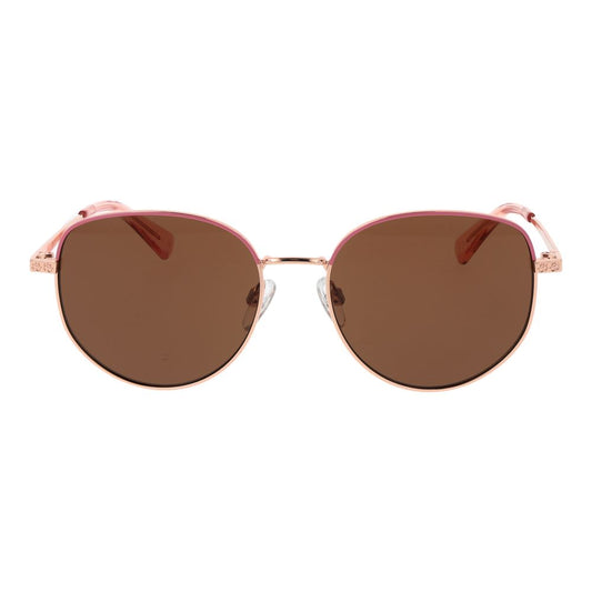 Rose Gold Metal Sunglasses