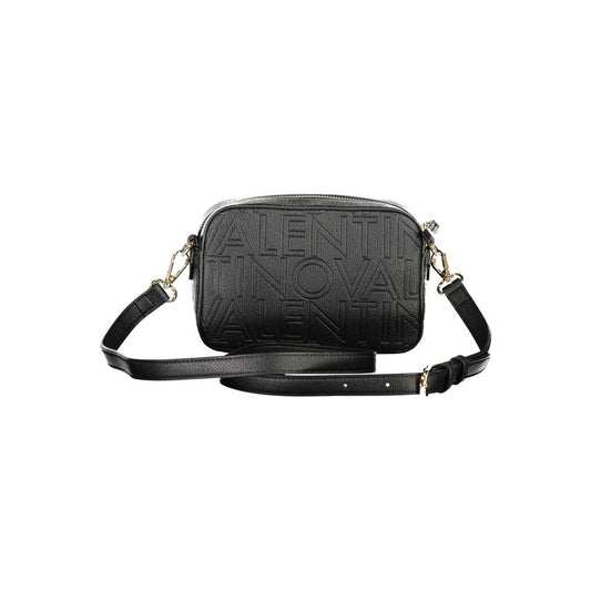 Black Polyurethane Women Handbag