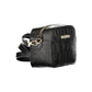 Black Polyurethane Women Handbag