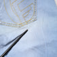 Light Blue Washed High Waist Bootcut Denim Jeans