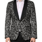 Black Jazz Club Silk Single Breasted Blazer