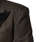 Gray Double Breasted 2 Button Jacket Blazer