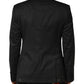 Black Fantasy Single Breasted Jacket Blazer