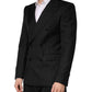 Black Stripes Double Breasted 2Button Blazer