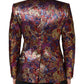 Multicolor Jacquard Single Breasted Blazer